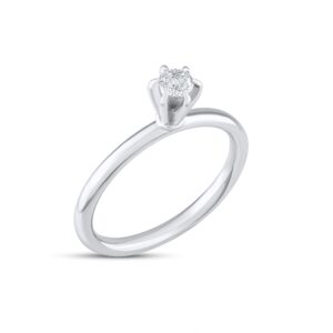 Изящен пръстен с диамант 0,19 carat